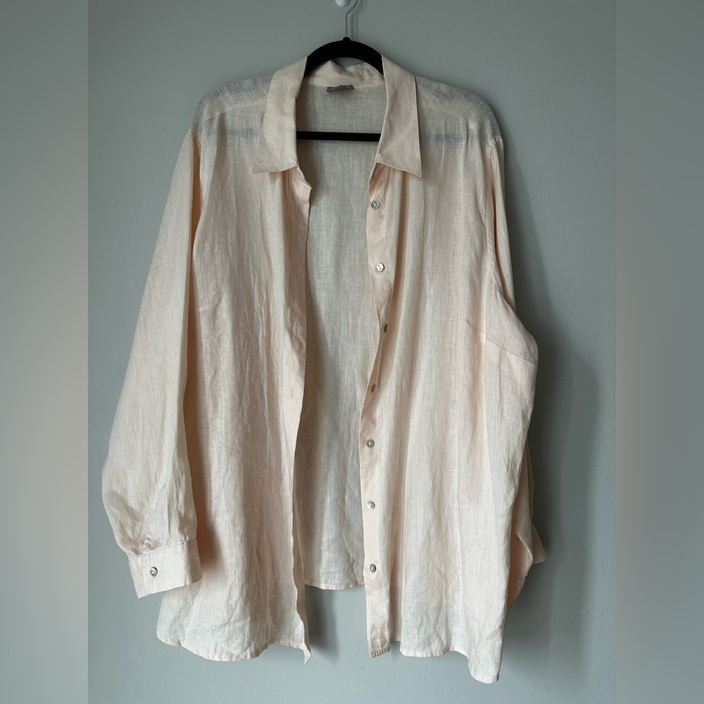 J Jill Linen Blouse Size:2X
